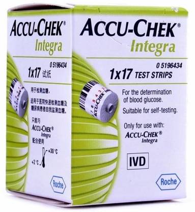 ACCU-CHEK Integra Test Strips 17 Glucometer Strips