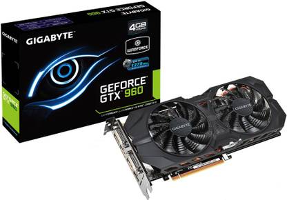 GIGABYTE Geforce GTX 960 OC GDDR5 4 GB NVIDIA Chipset 128 bit 1304 MHz Graphics Card