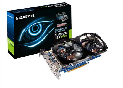 Gigabyte NVIDIA GeForce GTX 660 Ti 2 GB GDDR5 GV-N66TWF2-2GD Graphics Card