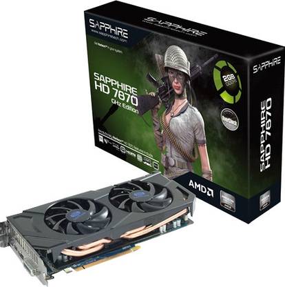 Sapphire AMD/ATI HD 7870 HDMI OC Edition 2 GB GDDR5 Graphics Card