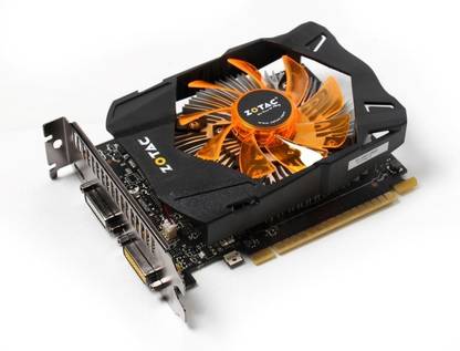 ZOTAC GTX 750TI GDDR5 2 GB NVIDIA Chipset 128 bit 1033 MHz Graphics Card