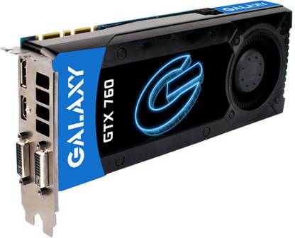 GALAXY GeForce GTX 760 DDR5 2 GB NVIDIA Chipset 256 bit 980 MHz Graphics Card