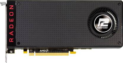 PowerColor Radeon RX 480 GDDR5 8 GB AMD/ATI Chipset 256 bit 1266 MHz Graphics Card