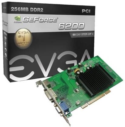 EVGA 256-P1-N400-LR DDR2 1 GB NVIDIA Chipset 64 bit 300 MHz Graphics Card