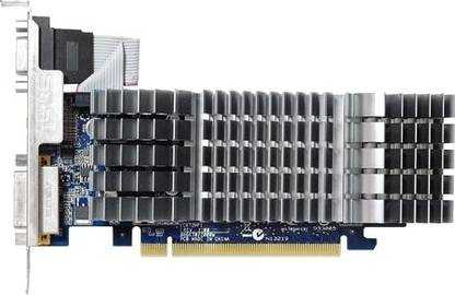 ASUS GeForce EN210 Silent DDR3 1 GB NVIDIA Chipset 64 bit 589 MHz Graphics Card