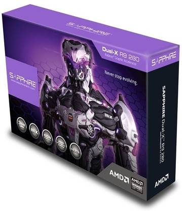 Sapphire R9 280 Overclock Edition DDR5 3 GB AMD/ATI Chipset 384 bit 850 MHz Graphics Card