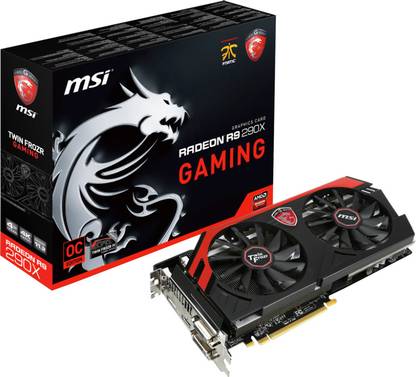 MSI R9 290X GAMING 4G GDDR5 4 GB AMD/ATI Chipset 512 bit 1000 MHz Graphics Card