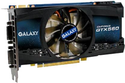 GALAXY GeForce GTX 560 GDDR5 1 GB NVIDIA Chipset 64 bit 810 MHz Graphics Card