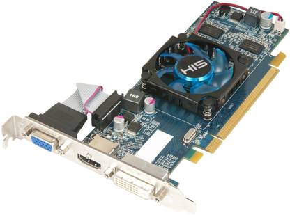HIS Radeon HD 6570 DDR3 2 GB AMD/ATI Chipset 128 bit 650 MHz Graphics Card