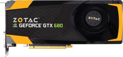 ZOTAC GTX680 4GB DDR5 DDR5 4 GB NVIDIA Chipset 256 bit 1006 MHz Graphics Card