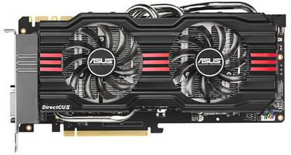 ASUS GeForce GTX 770 DirectCU II GDDR5 2 GB NVIDIA Chipset 256 bit 1058 MHz Graphics Card