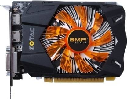 ZOTAC GeForce GTX 650 AMP! Edition GDDR5 2 GB NVIDIA Chipset 128 bit 1189 MHz Graphics Card