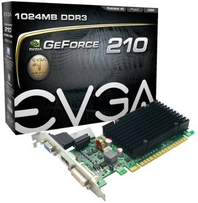 EVGA 01G-P3-1313-KR DDR3 1 GB NVIDIA Chipset 64 bit 520 MHz Graphics Card
