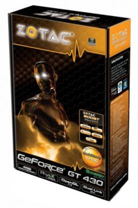 ZOTAC GeForce GT 430 Synergy Edition DDR3 4 GB NVIDIA Chipset 128 bit 700 MHz Graphics Card