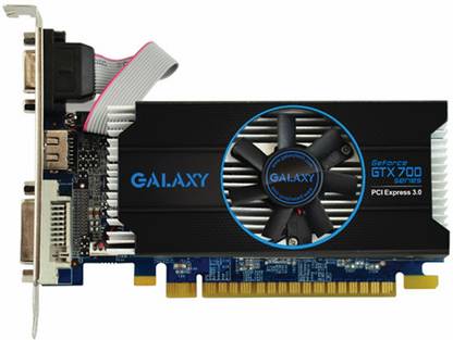 GALAXY GTX 750Ti 2GB OC GDDR5 2 GB NVIDIA Chipset 128 bit 1072 MHz Graphics Card