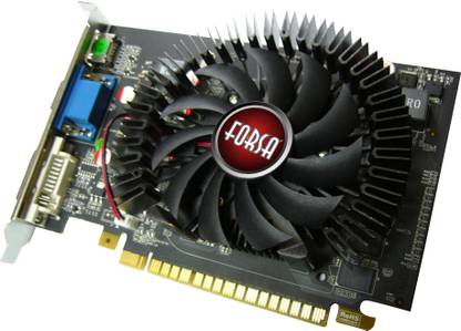 Forsa GeForce GT440 DDR3 2 GB NVIDIA Chipset 128 bit 810 MHz Graphics Card