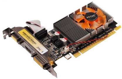 ZOTAC NVIDIA Geforce GT 520 Synergy Edition 1 GB GDDR3 Graphics Card