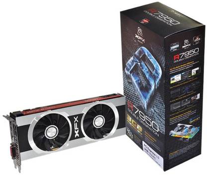 XFX R7950 DDR5 3 GB AMD/ATI Chipset 384 Bit 900 MHz Graphics Card