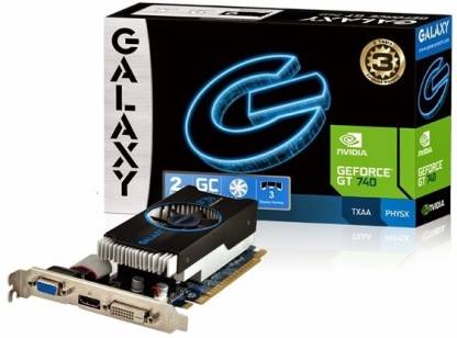 GALAXY NVIDIA Geforce GT 740 2 GB GDDR5 Graphics Card