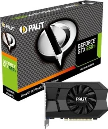 Palit GeForce GTX 650Ti GDDR5 1 GB NVIDIA Chipset 128 bit 928 MHz Graphics Card