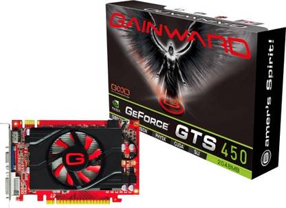 Gainward 2GB DDR3 GTS450 DDR3 2 GB NVIDIA Chipset 128 bit 783 MHz Graphics Card
