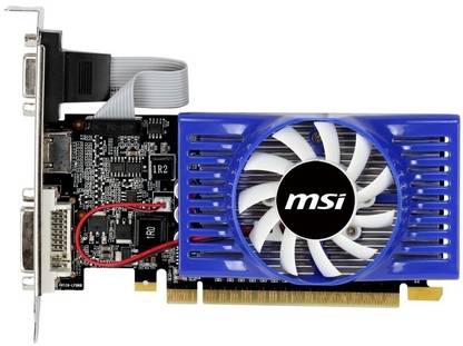 MSI N520GT-MD2GD3/LP DDR3 2 GB NVIDIA Chipset 64 bit 810 MHz Graphics Card