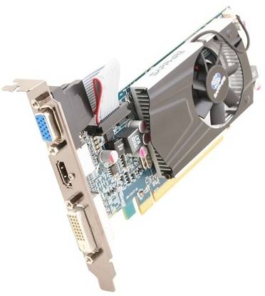 Sapphire Radeon HD 6570 DDR3 1 GB AMD/ATI Chipset 128 bit 650 MHz Graphics Card
