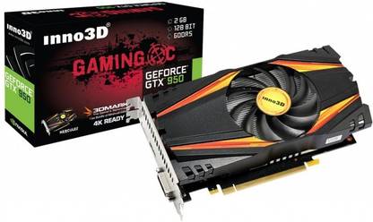 Inno3D GeForce GTX 950 GDDR5 2 GB NVIDIA Chipset 128 bit 1051 MHz Graphics Card
