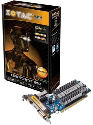 ZOTAC GeForce 210 Synergy Edition DDR3 512 MB NVIDIA Chipset 64 bit 520 MHz Graphics Card
