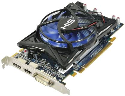 HIS Radeon HD 6750 GPU GDDR5 1 GB AMD/ATI Chipset 128 bit 700 MHz Graphics Card