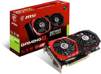 MSI GeForce GTX 1050 GAMING X 2G GDDR5 2 GB NVIDIA Chipset 128 bit 1531 MHz Graphics Card