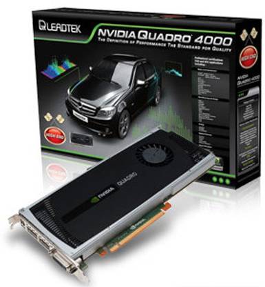 Leadtek Quadro 4000 PCI-E DDR5 2 GB NVIDIA Chipset 256 bit 830 MHz Graphics Card
