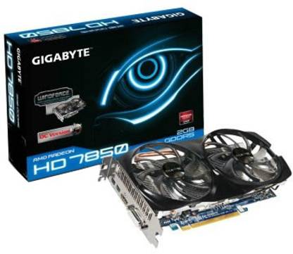 GIGABYTE GV-R7850OC-2GD GDDR5 2 GB AMD/ATI Chipset 256 bit 975 MHz Graphics Card