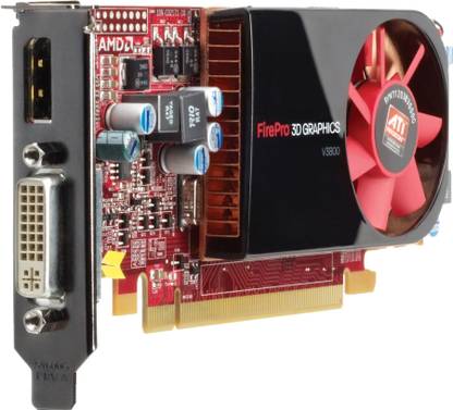 Sapphire FirePro V3800 GDDR3 512 MB AMD/ATI Chipset 64 bit Graphics Card