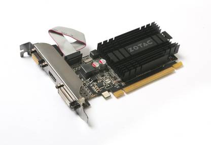 ZOTAC GeForce® GT 710 DDR3 1 GB NVIDIA Chipset 64 bit 954 MHz Graphics Card