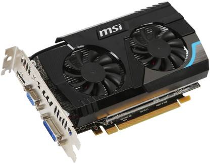MSI R6670 MD1GD5 DDR5 1 GB AMD/ATI Chipset 128 bit 800 MHz Graphics Card