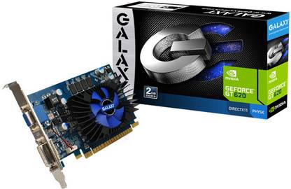 GALAXY GeForce GT 620 GDDR3 2 GB NVIDIA Chipset 128 Bit 700 MHz Graphics Card