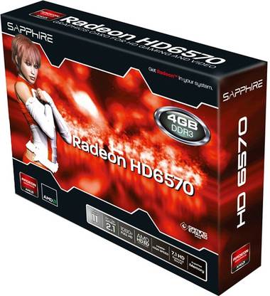 Sapphire AMD/ATI Radeon HD 6570 4GB DDR3 Graphics Card