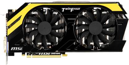 MSI N770 Lightning (GeForce GTX 770 LIGHTNING) GDDR5 2 GB NVIDIA Chipset 256 bit 1150 MHz Graphics Card