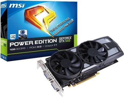 MSI N650 PE 1GD5/OC GDDR5 1 GB NVIDIA Chipset 128 bit 1124 MHz Graphics Card