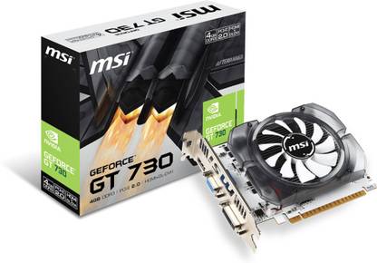 MSI N730 DDR3 4 GB NVIDIA Chipset 128 bit 700 MHz Graphics Card