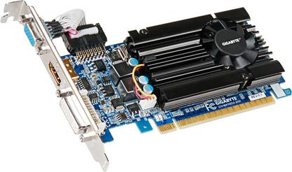 GIGABYTE GV-N610D3-2GI DDR3 2 GB NVIDIA Chipset 64 bit 810 MHz Graphics Card