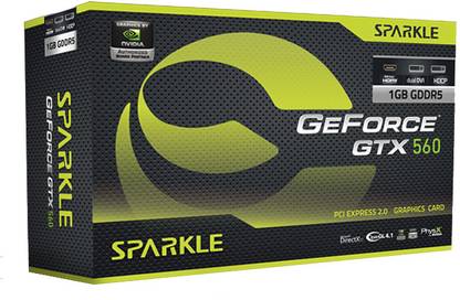 Sparkle GeForce GTX 560 GDDR5 1 GB NVIDIA Chipset 256 bit 810 MHz Graphics Card