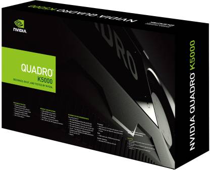 Leadtek Quadro K5000 DDR5 4 GB NVIDIA Chipset 256 bit 706 MHz Graphics Card