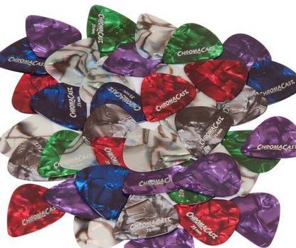 Chromacast Pearl Celluloid Assorted Guitar Pick