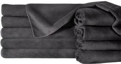 Towels by Doctor Joe ULTRA-15BLK Safe-2-Bleach Deep Black 16&quot;x27&quot; Microfiber Salon Towel - Pack of 12 Hair Accessory Set