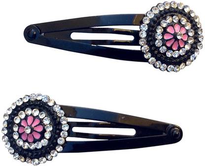 FURE Concentric Rhinestones Tic Tac Clip