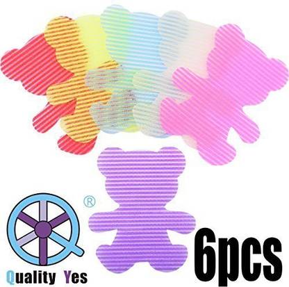 Quality Yes QY 6PCS Colorful Magic Bangs Hair Pad Hair Velcro Pad Hair Fringe Care Tool Makeup Accessories Lovely Bear Pattern Hair Accessory Set