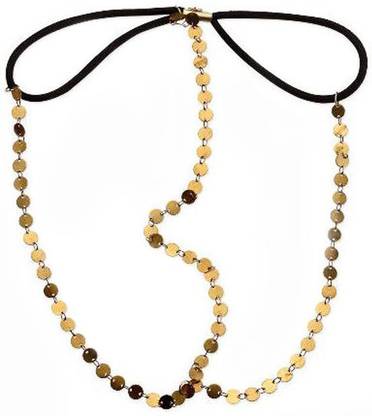Young & Forever Party Style Diva Golden Sequence String Headgear Hair Chain