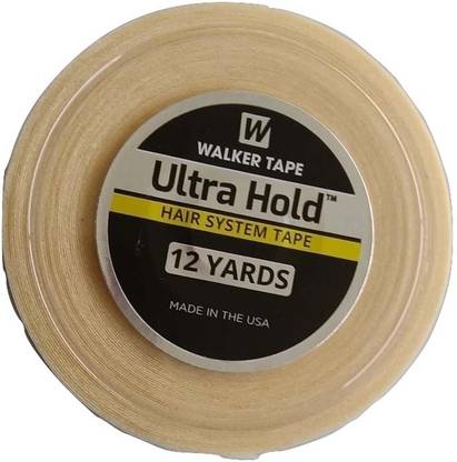 walker Original Walker Ultra Hold Hair System Tape 1" inch X 12 Yards Full Roll Hair Accessory Set